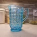 Old Quilt Carnival Glass Pitcher