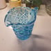 Old Quilt Carnival Glass Pitcher
