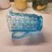 Old Quilt Carnival Glass Pitcher