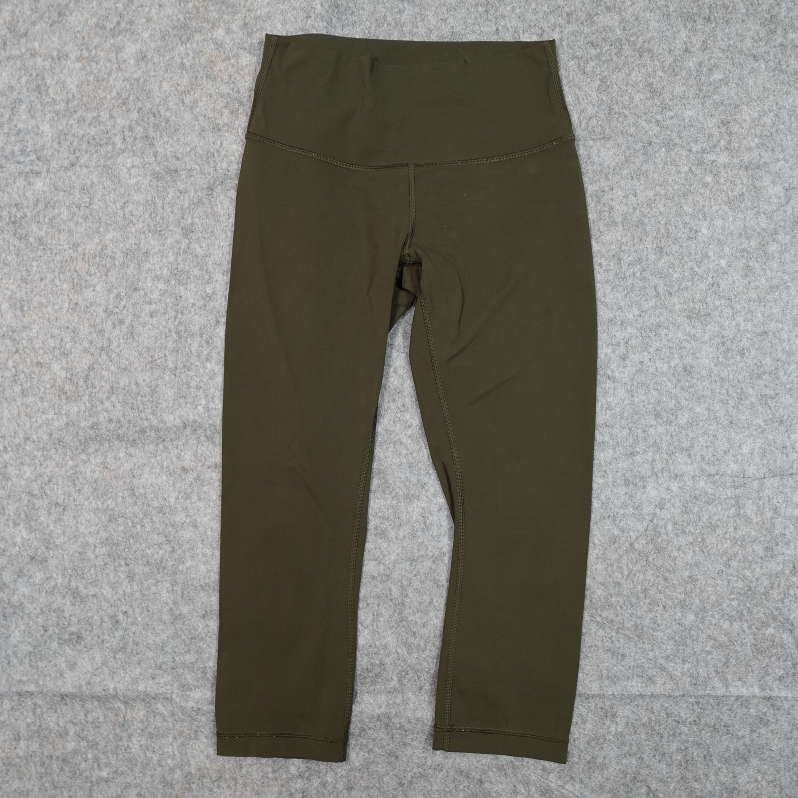 Lululemon Leggings Womens 6 Wunder Under Crop Olive High Rise Luxtreme 21 Run
