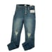 Sneak Peek Jeans Women's 9/29 High Rise Button Fly Distressed Whiskers Denim NEW