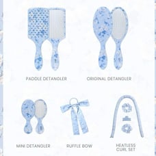 Wet Brush x Goody x LoveShackFancy everblooming bloom brush, bow, curl set