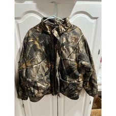 Field & Stream Camo quilt Lined Hunting Jacket Coat Men's Size: X-large