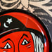 Beat And Banged Vintage Kirchhof Halloween Litho Tin Witch Noise Maker