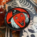 Beat And Banged Vintage Kirchhof Halloween Litho Tin Witch Noise Maker