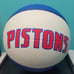 DETROIT PISTONS Baden Men's NBA Basketball Ball Red White Blue Ben Wallace