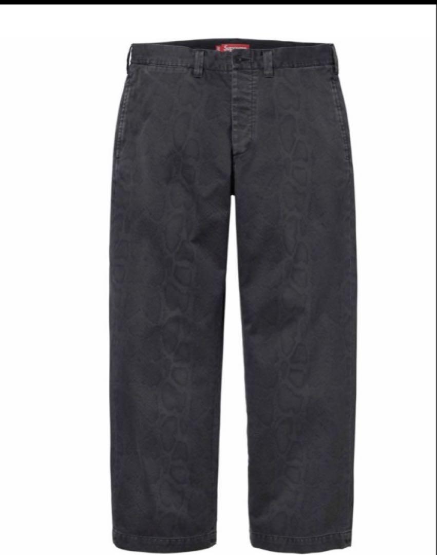 Supreme Snake Print Chino Pant (SS24) - $148