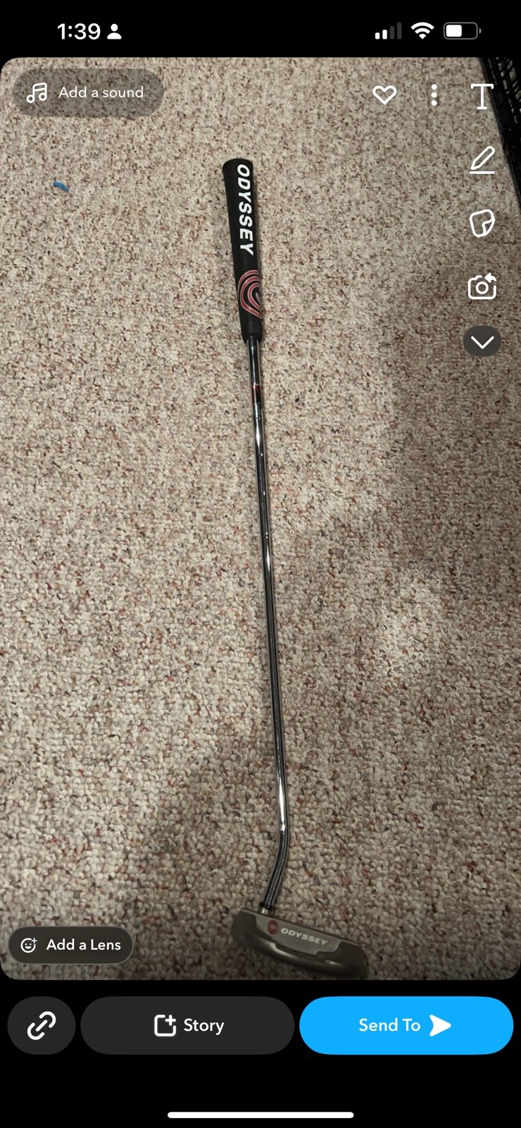 NEW Odyssey 5 White Hot putter