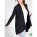 Athleta Pranayama Wrap Black Cardigan Sweater Womens X-Small Loungewear Workout