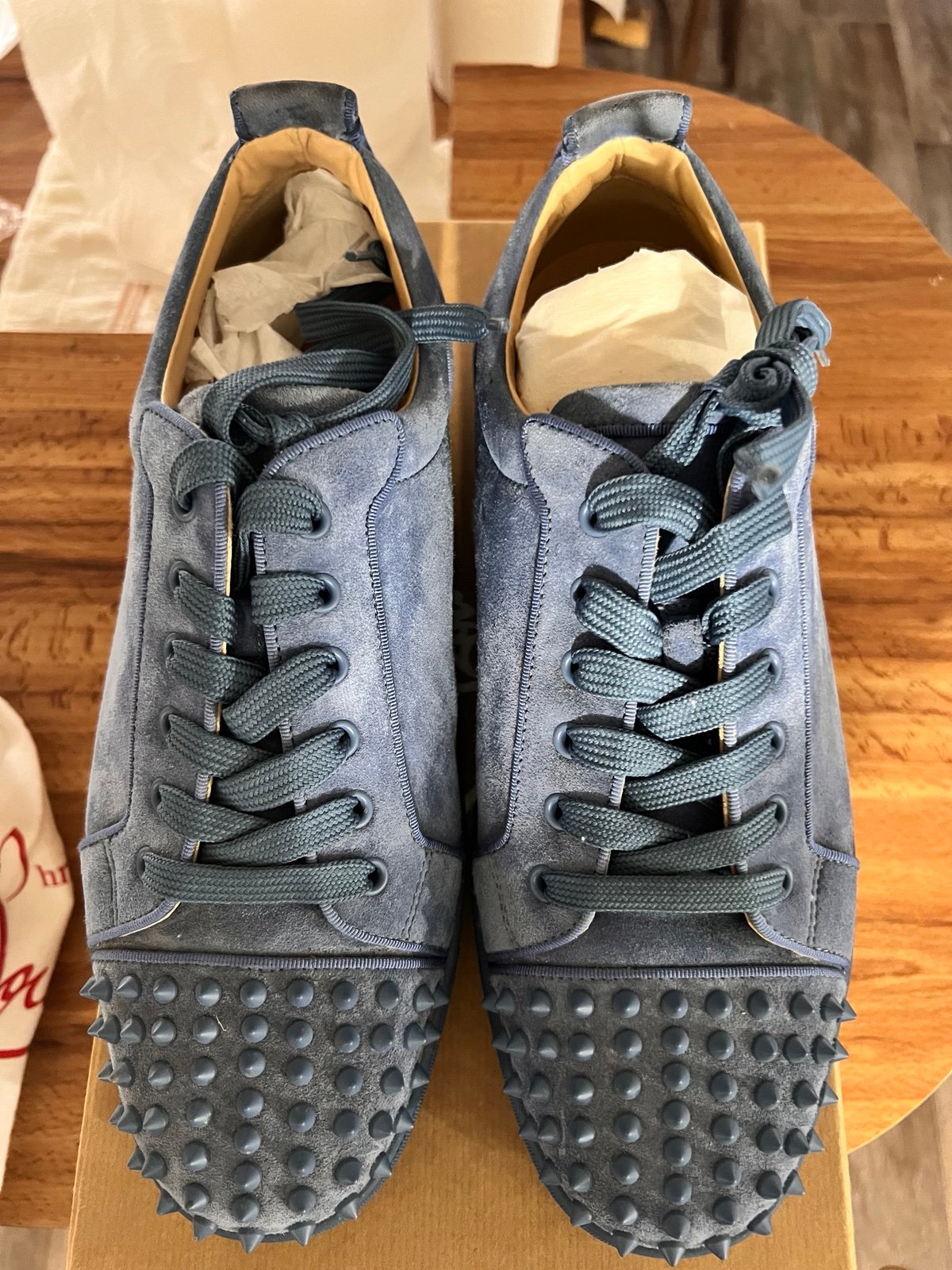 Mens grey christian louboutins 2025