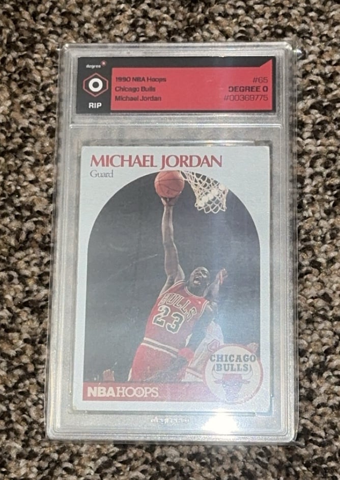 Michael Jordan #65 1990 NBA Hoops - Graded 0 Degree