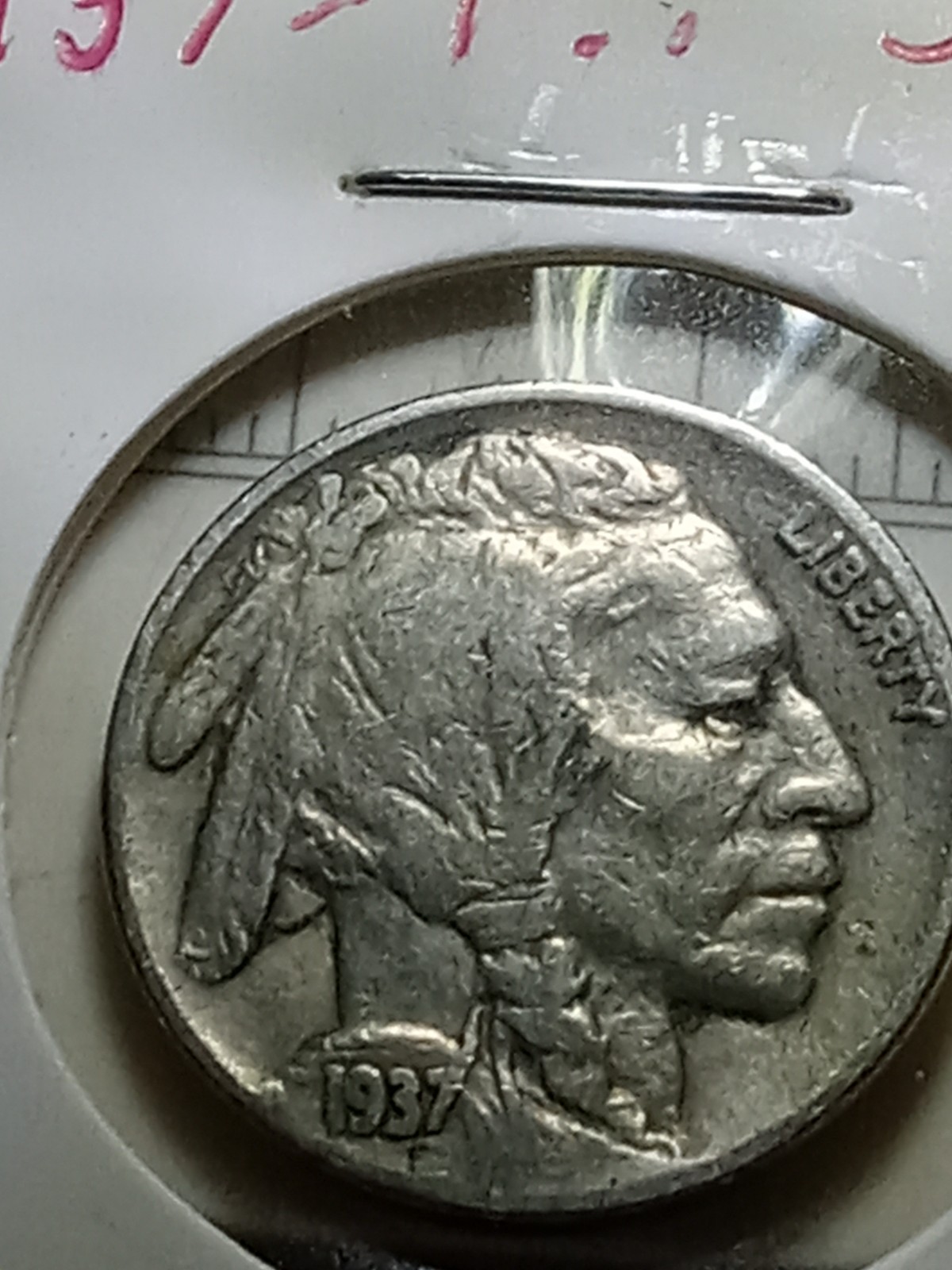 1937 -P phili, buffalo nickle