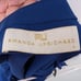 Amanda Uprichard Revolve Beckett Halter Low Back Tank Top Navy Blue Small