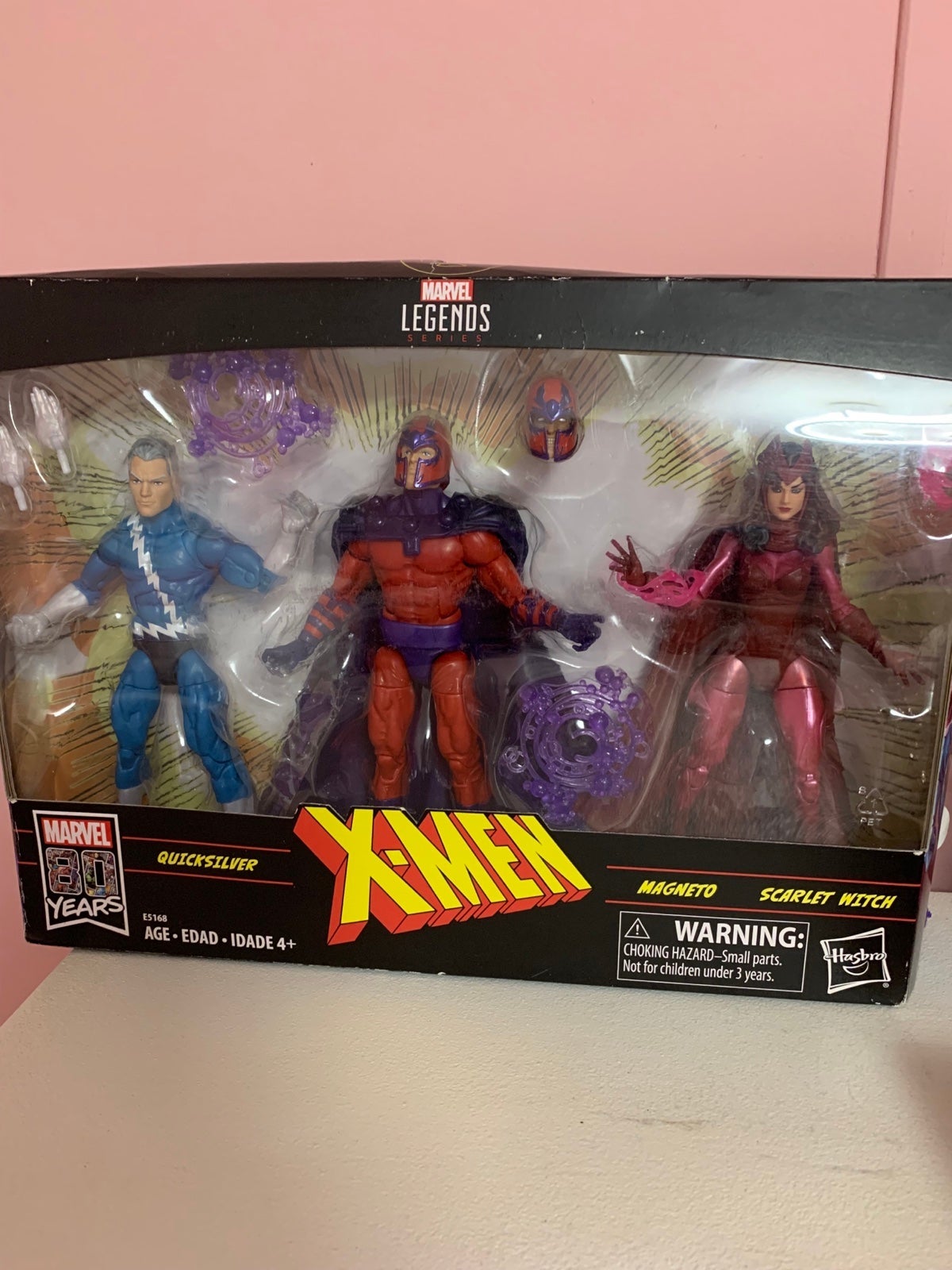 Marvel Legends X-Men Quicksilver, Magneto and Scarlet Witch