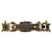 Vintage Large Scooter Paris Hair Clip Barrette GoldTone Etruscan Style 3.75”