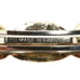 Vintage Large Scooter Paris Hair Clip Barrette GoldTone Etruscan Style 3.75”