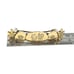 Vintage Large Scooter Paris Hair Clip Barrette GoldTone Etruscan Style 3.75”