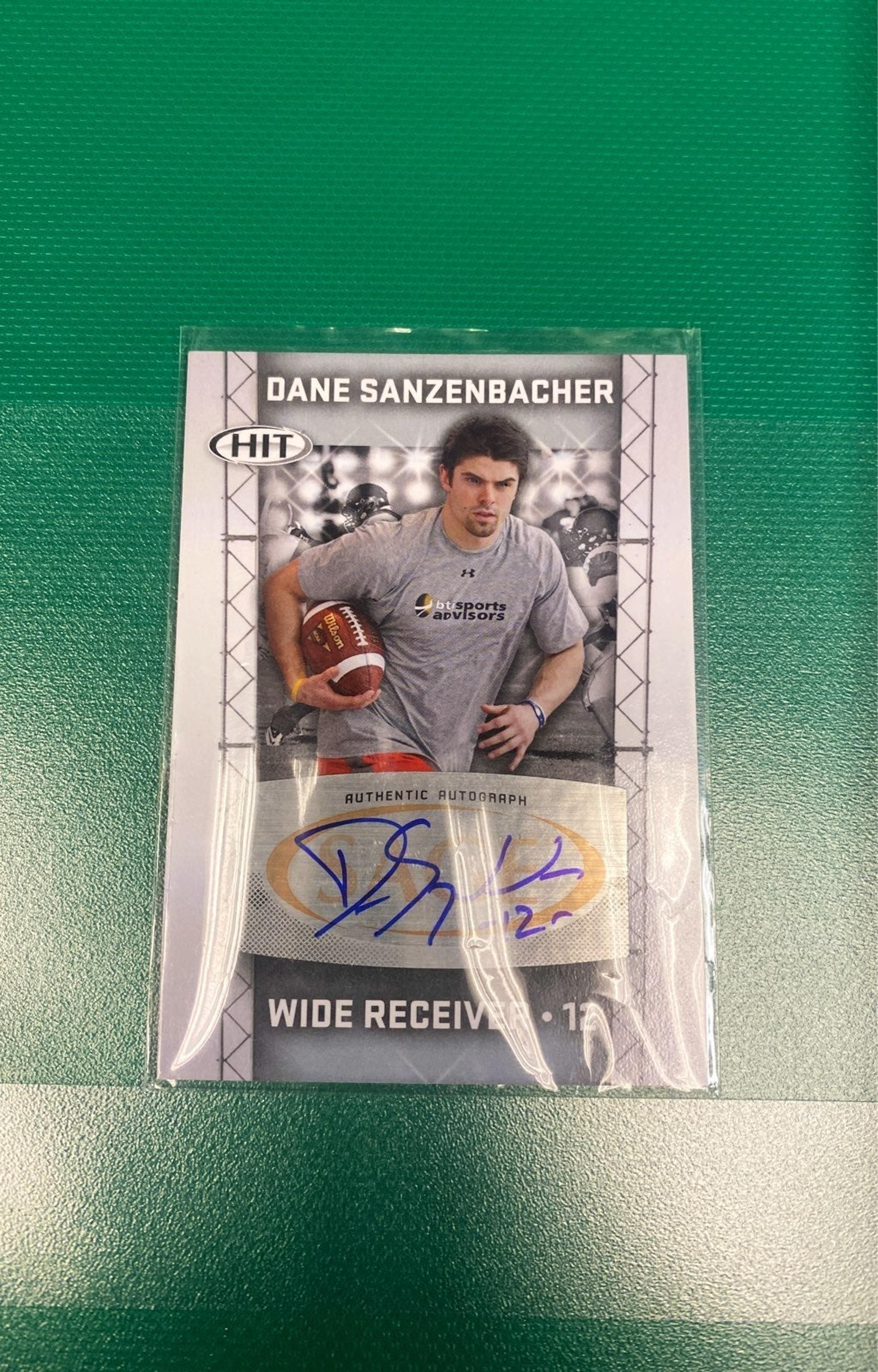 Ohio State Dane Sanzenbacher 2011 Sage Hit Rookie Authentic Autograph