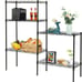 5 Tier Storage Shelves Wire Storage Shelves for Kitchen, URHOMEPRO Changeable Bl