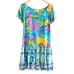 Jams world dress womens vintage tropical flowy hippie boho colorful beach large