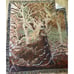 Nene Thomas Winter Fairy Owl Fantasy Art Tapestry Throw Blanket Approx 60 x50