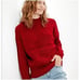 American Eagle Women's Size XS Long Sleeve Ribbed Mock Neck Sweater Red NWT