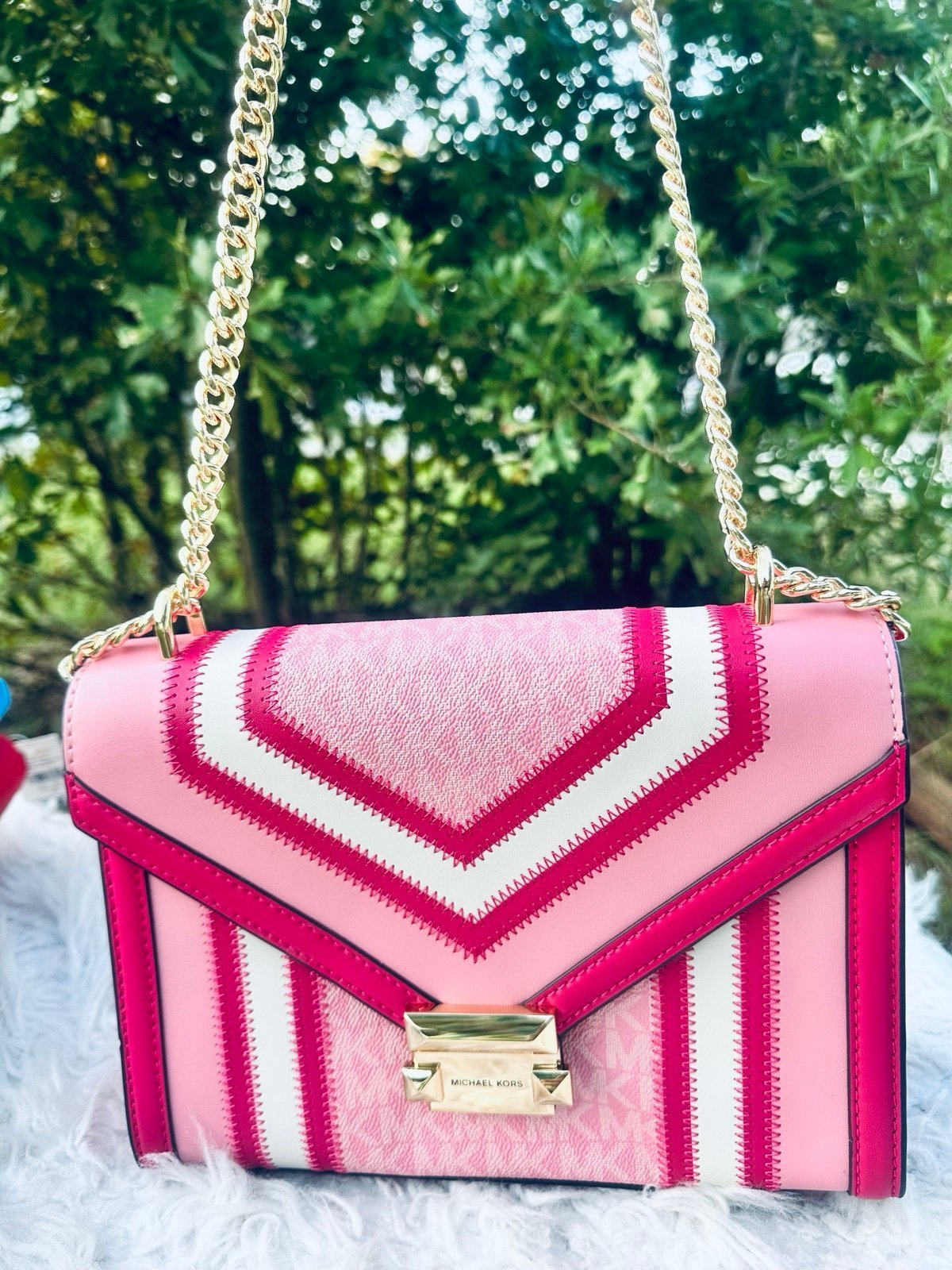 michael kors whitney pink