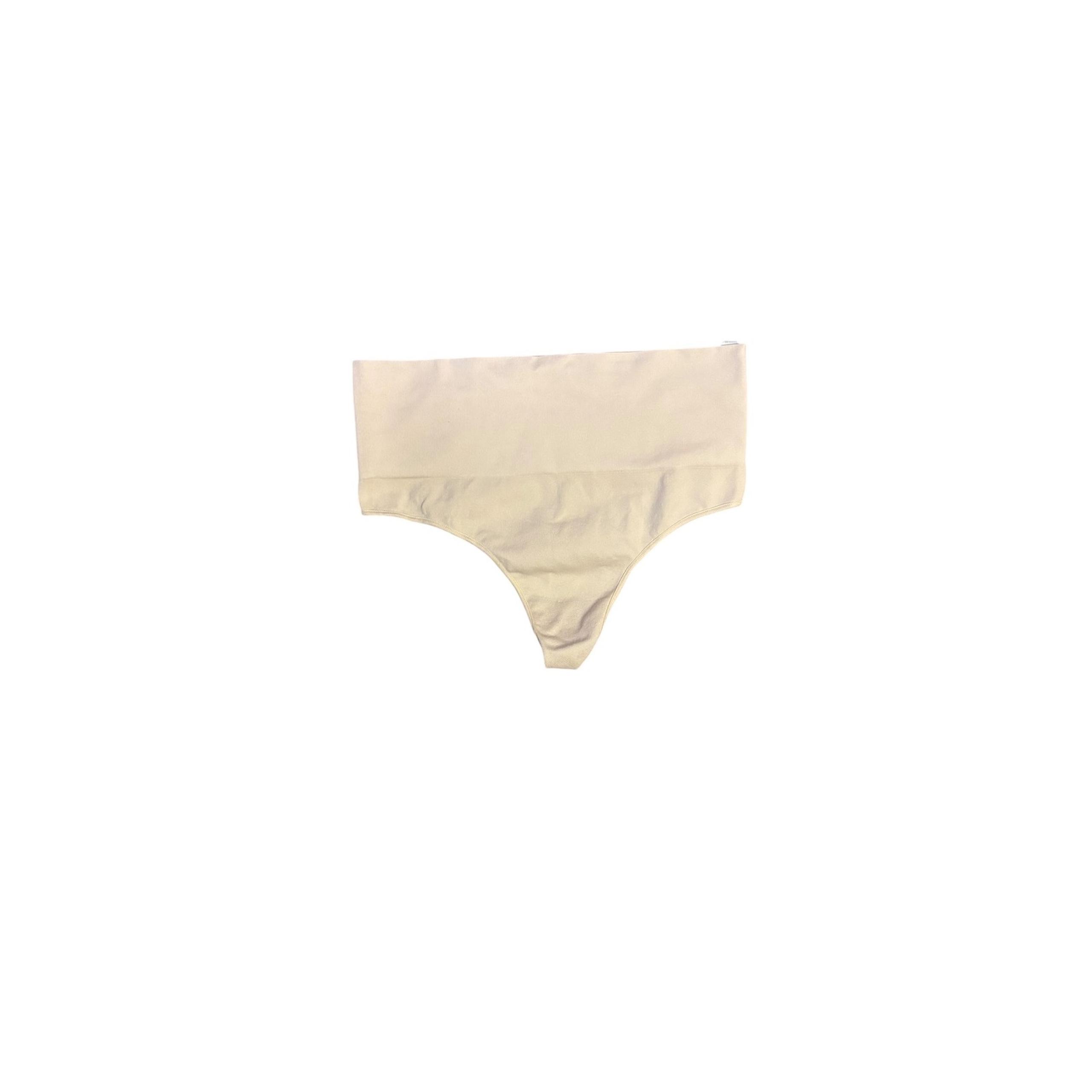 SPANX Everyday Shaping Panties High Waist Thong Beige S NWOT