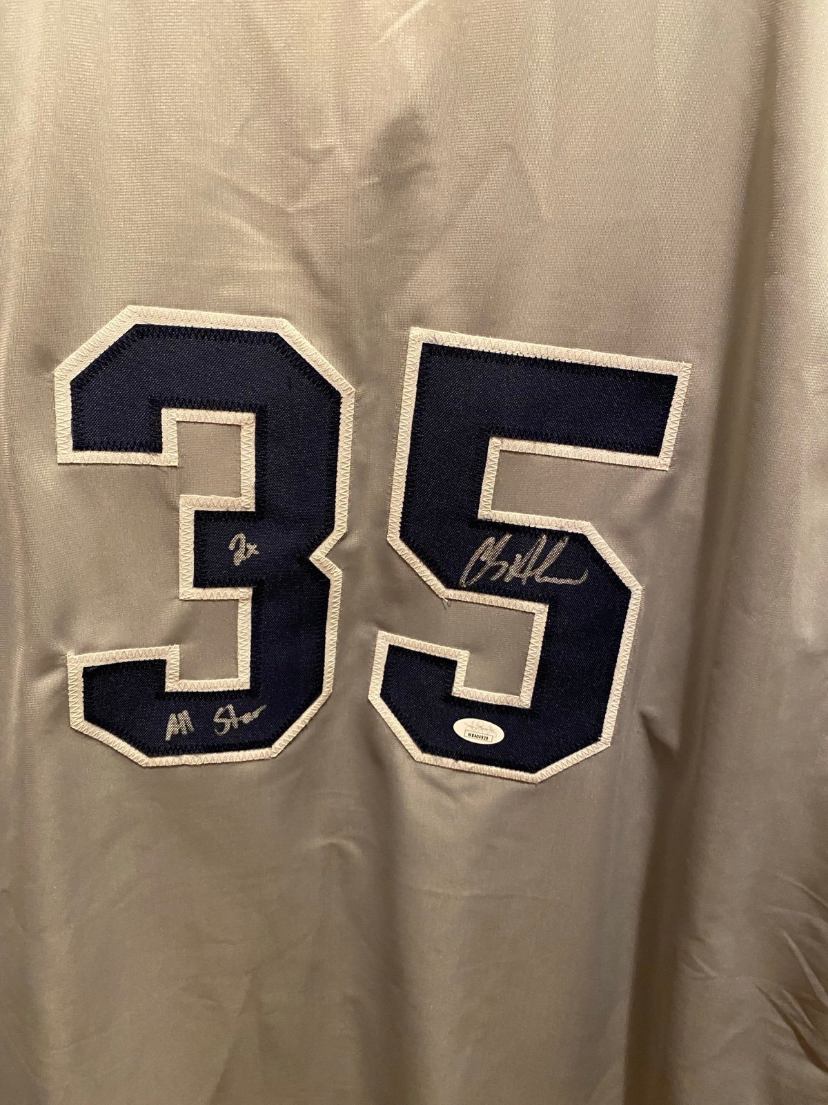 Clay Holmes sign jersey..New York Yankees