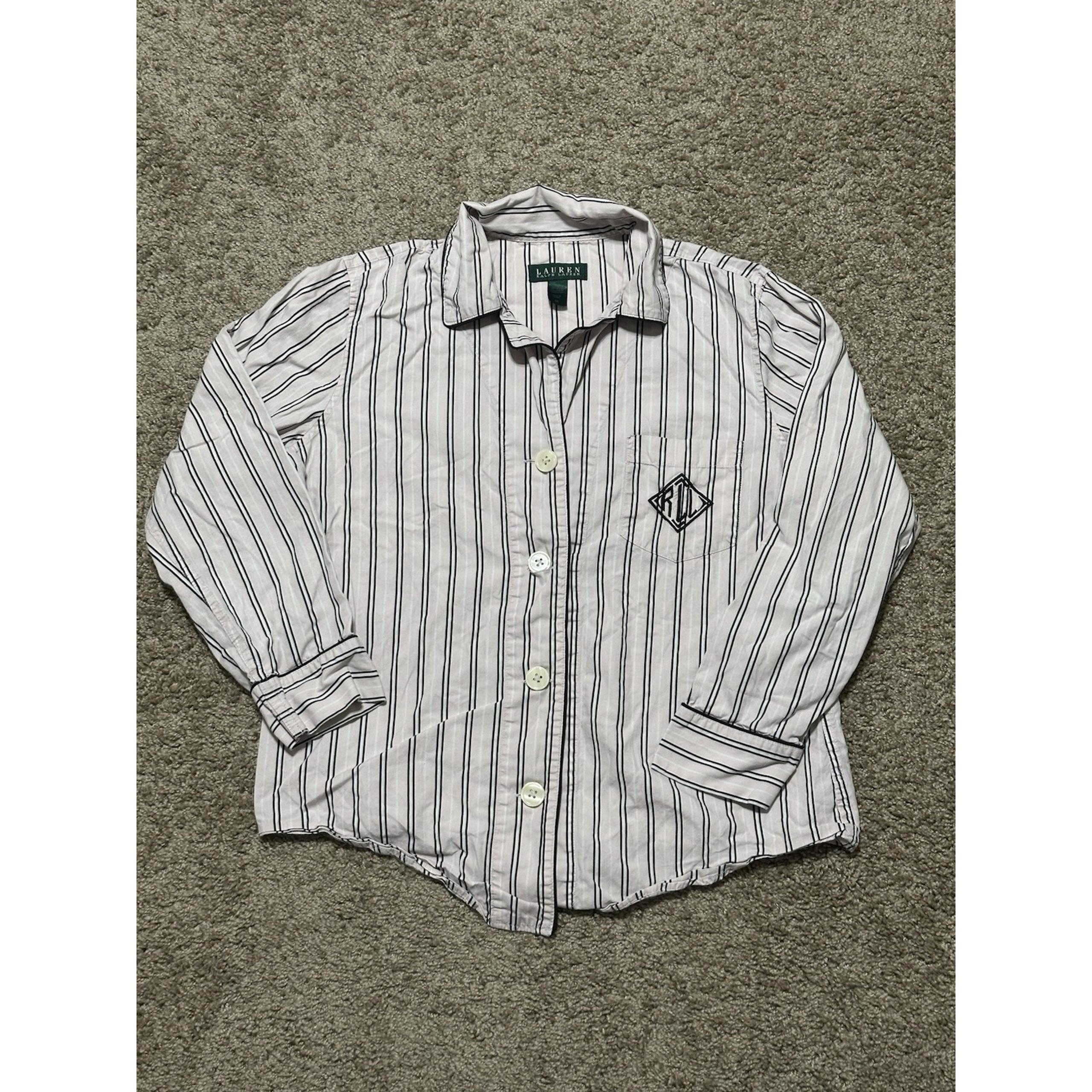Women's Lauren Ralph Lauren Pajama Top - Medium