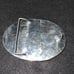 Belt Buckle - Buck - Etched in Mother of Pearl - Metal Backing