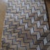 STAFFORD EXECUTIVE mens gold/blue 100% imported silk tie NWOT