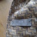 STAFFORD EXECUTIVE mens gold/blue 100% imported silk tie NWOT