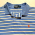 POLO RALPH LAUREN Stripe Logo Knit Shirt EUC