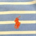 POLO RALPH LAUREN Stripe Logo Knit Shirt EUC