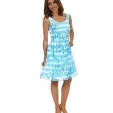 Lilly Pulitzer Roswell Posley Shorely Blue Size 2