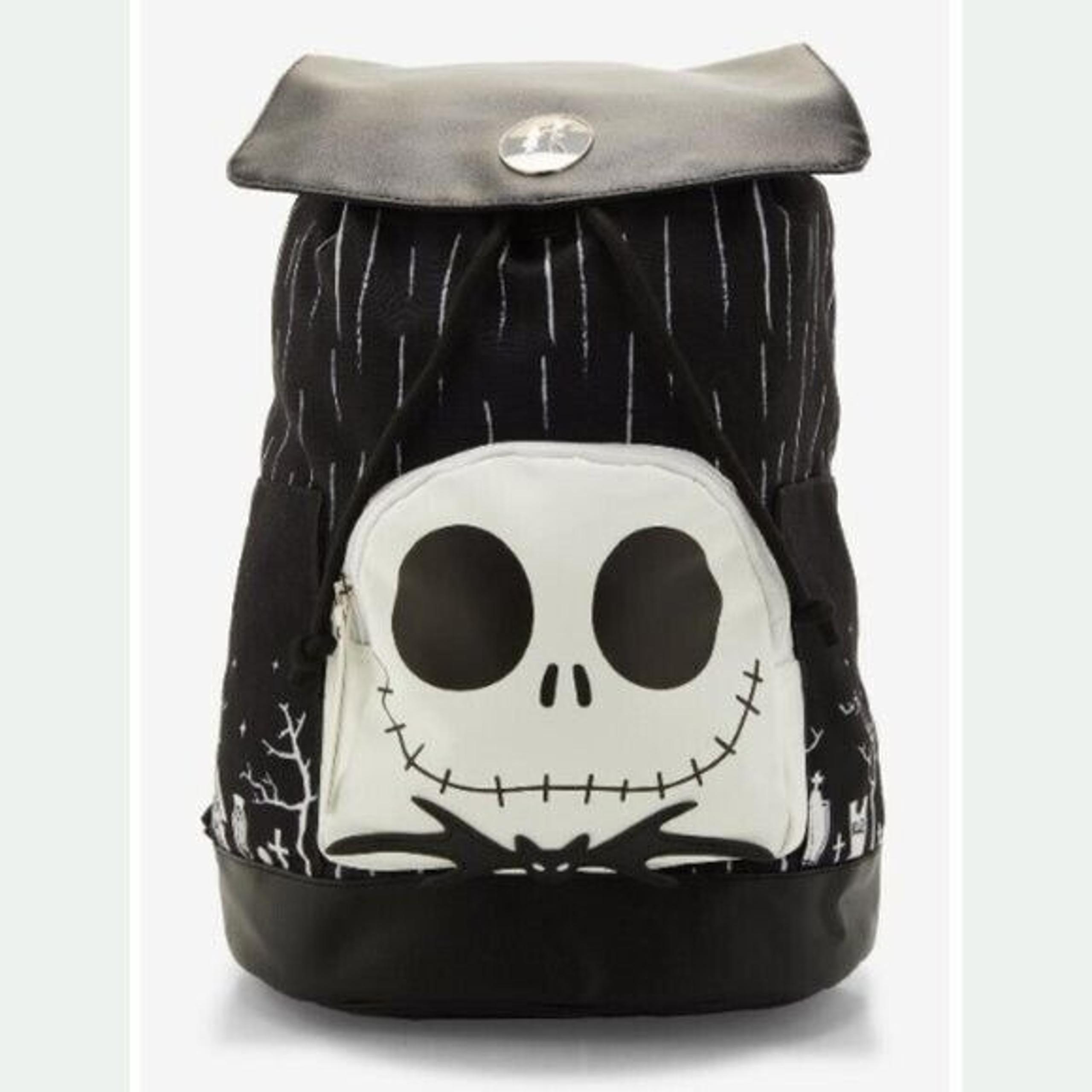 Bioworld The Nightmare Before Christmas Jack Glow In The Dark Slouch Backpack