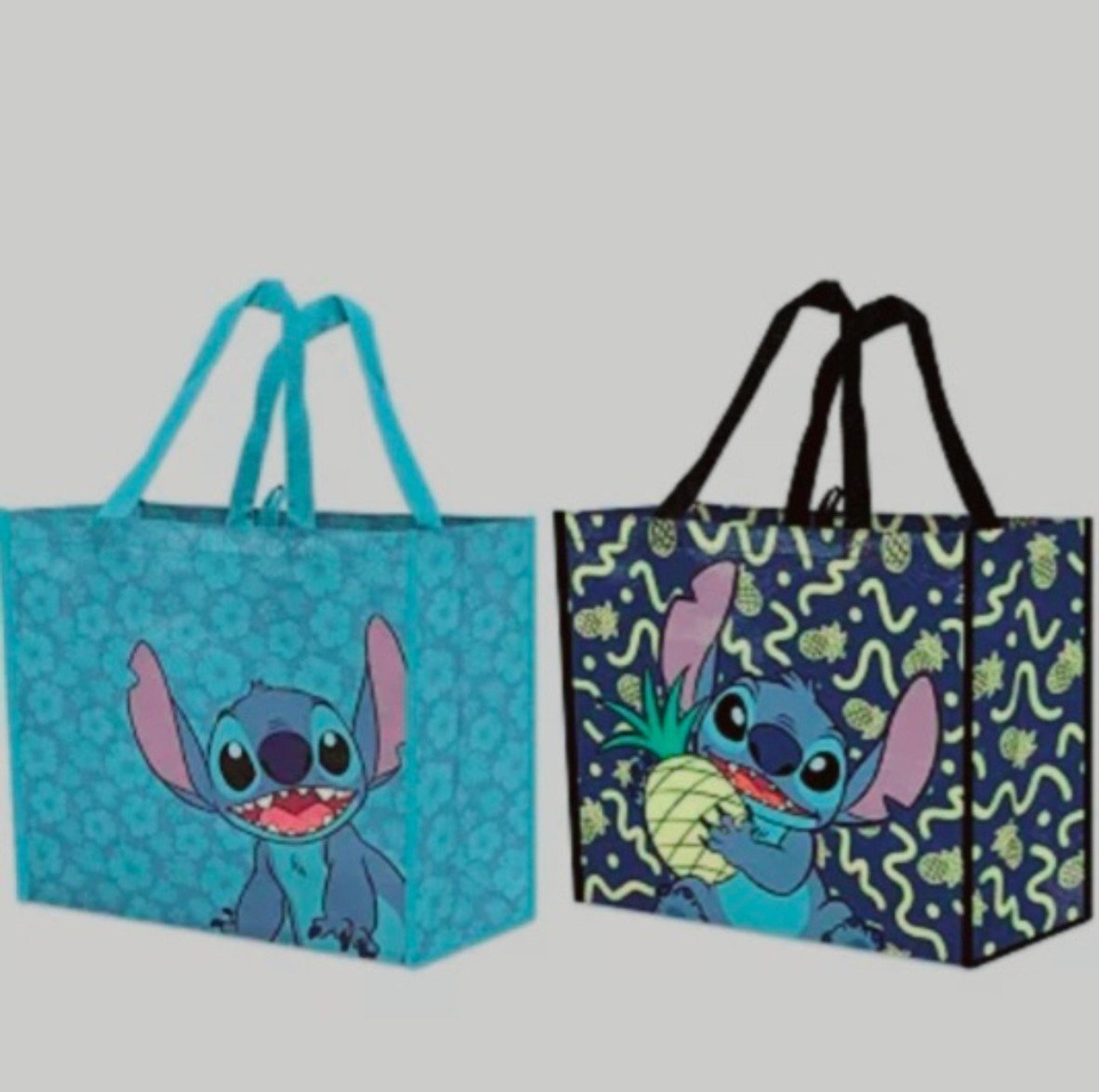 NEW Lilo & Stitch® Hawai'i Aulani © Disney Resort License -Blue Reusable Bag Set