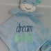 Baby Starters Blue Plush Giraffe Cow Dream Big Baby Security Blanket Lovey Toy