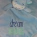 Baby Starters Blue Plush Giraffe Cow Dream Big Baby Security Blanket Lovey Toy