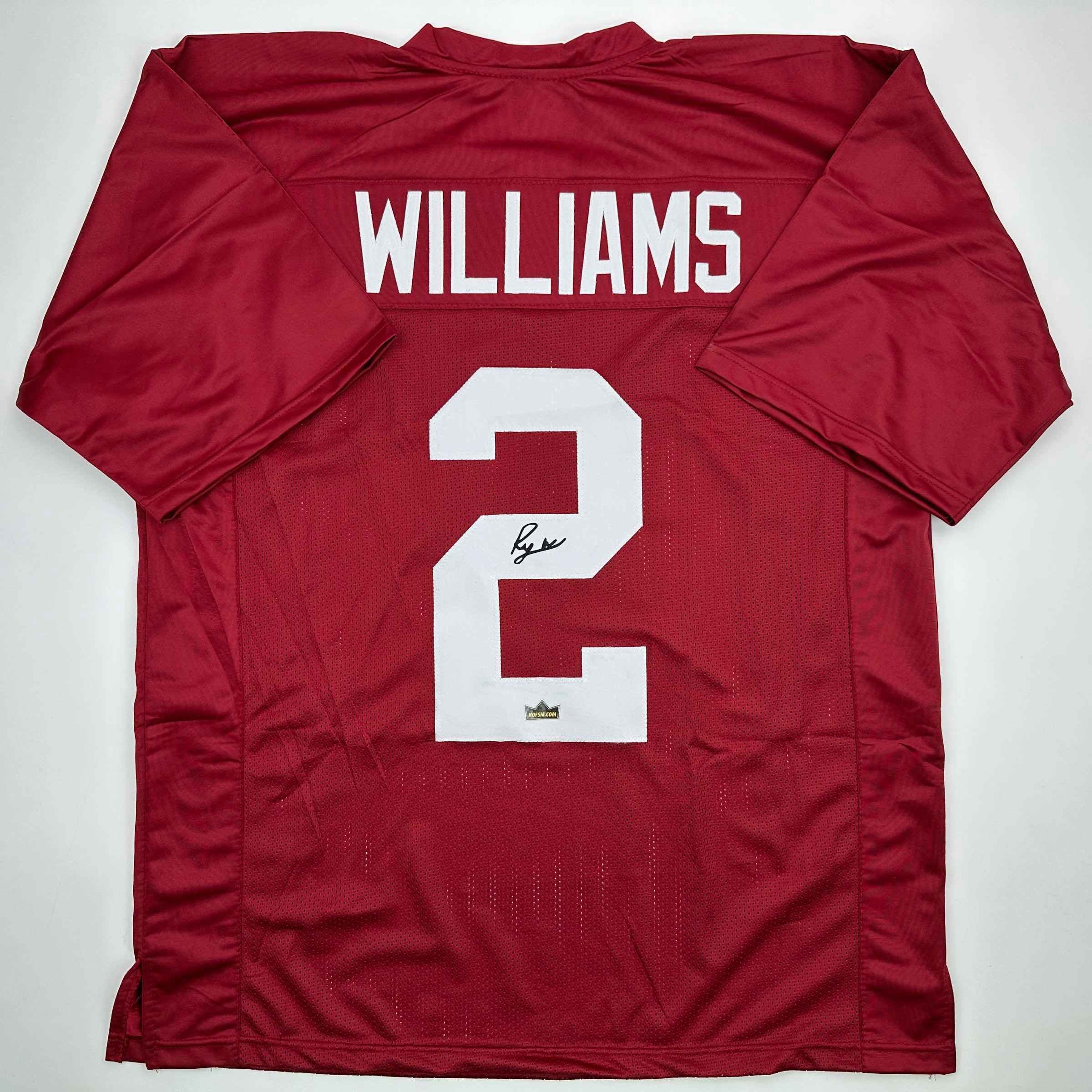 Facsimile Autographed Ryan Williams Alabama Red Auto Jersey Size Men's XL