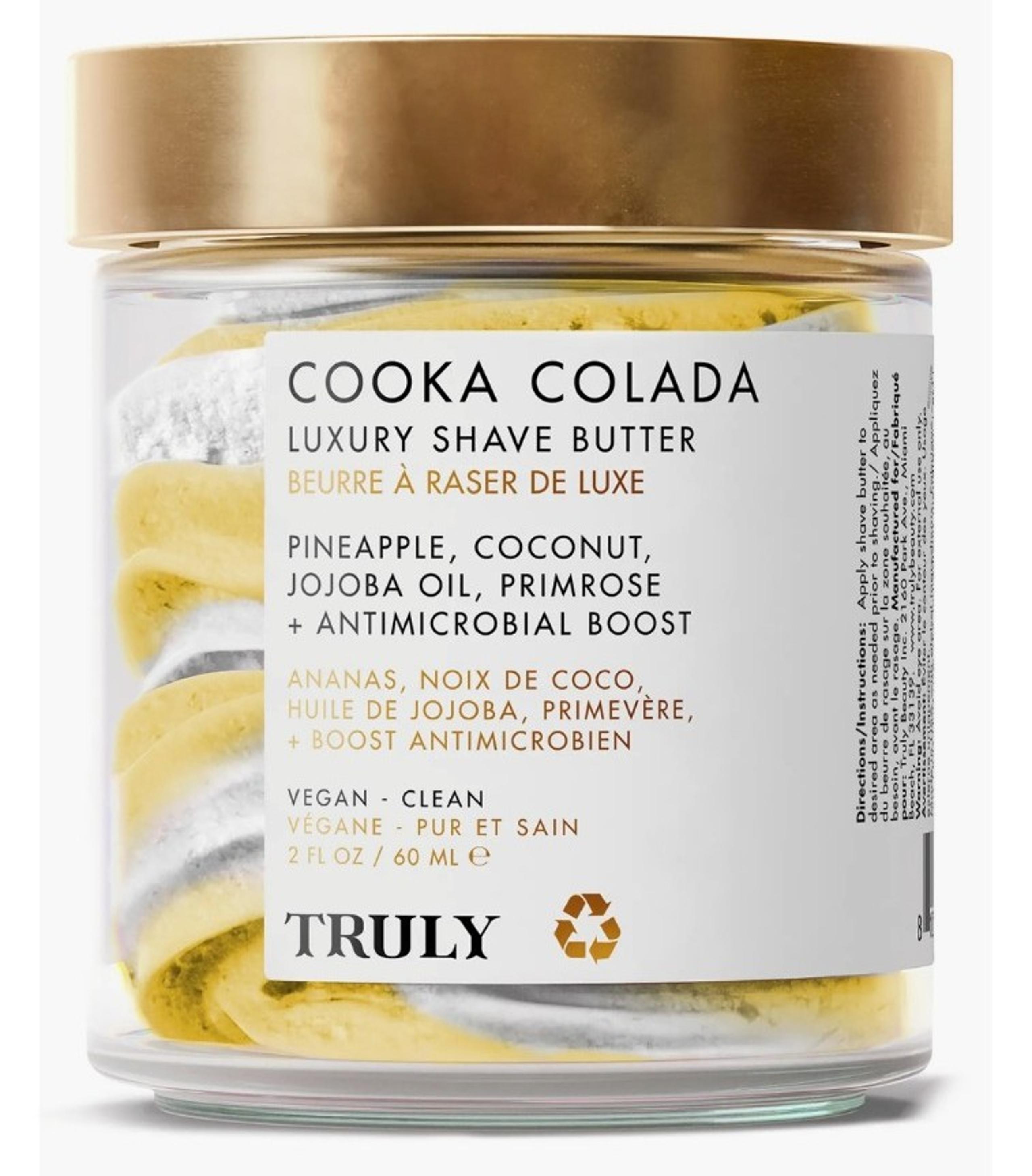 ⭐️ BRAND NEW SEALED TRULY BEAUTY COOKA COLADA LUXURY SHAVE BUTTER SEALED 2OZ