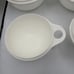 Tupperware Thatsa Bowls Lot of 4 White 2 Mini 6 Cups & 2 Jr 12 Cups No Lids