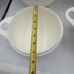 Tupperware Thatsa Bowls Lot of 4 White 2 Mini 6 Cups & 2 Jr 12 Cups No Lids