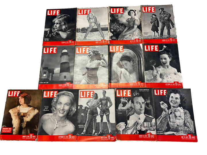 Vintage LIFE Magazines 1960s–1970s | JFK, Vietnam, Apollo, Pop Culture Lot of 13