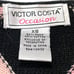 Victor Costa Occasion Embellished Harlequin Cardigan - Black/Pink - XS
