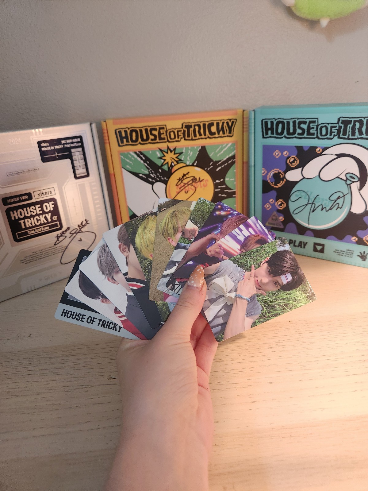 Set of 3 signed Xikers albums