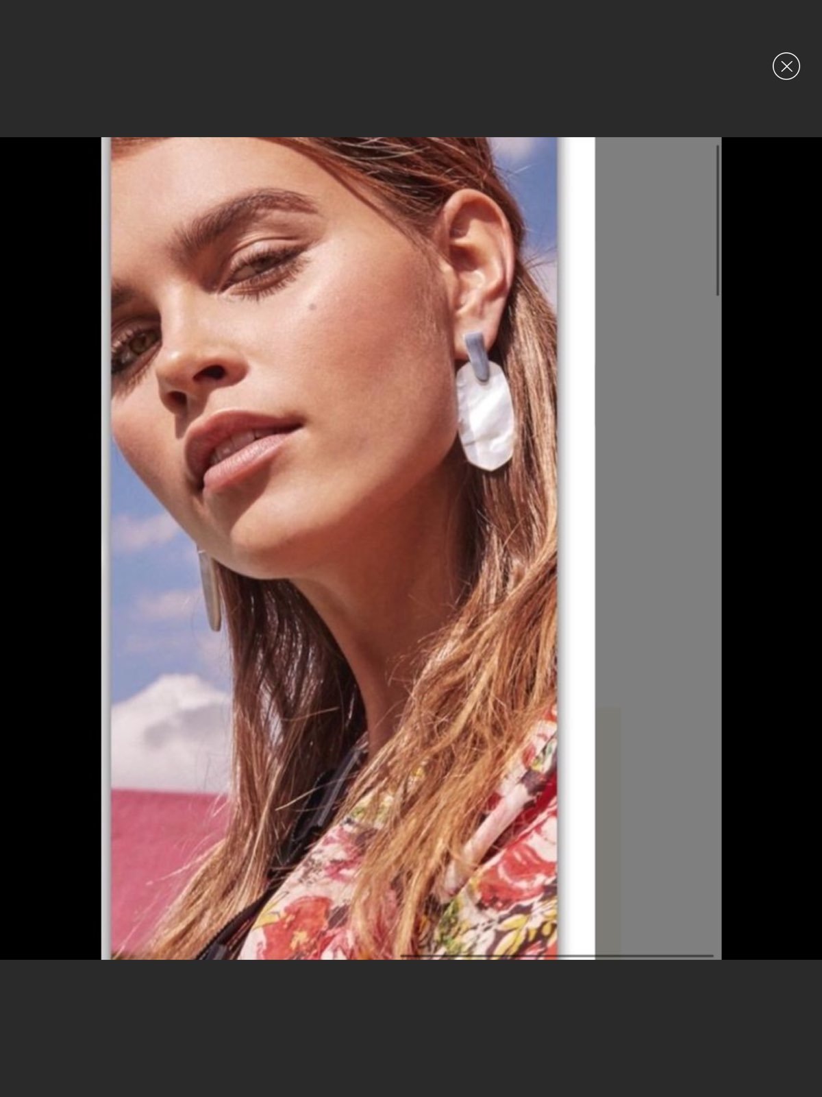 NWOT Kendra Scott Aragon Drop Silver Ivory Mother of Pearl Earrings
