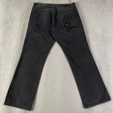 Miskeen Originals Jeans Men 38x31 Black Wide Baggy Loose Relaxed Skater (Tag 40)