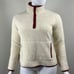 Marine Layer Womens Size XL Sherpa Corbet in Natural Rosewood Pullover Sweater